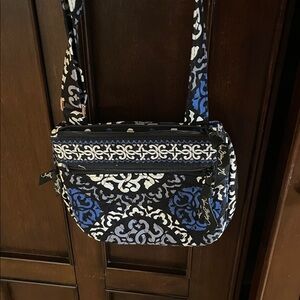 Vera Bradley Black and Blue Crossbody Bag